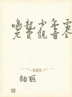 鸣龙少年电视剧免费观看全集在线播放