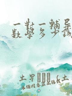 一对一辅导初中数学多少钱