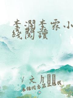 李澜李霖小说在线阅读