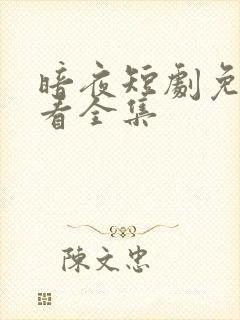 暗夜短剧免费观看全集