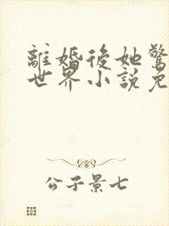 离婚后她惊艳了世界小说免费阅读