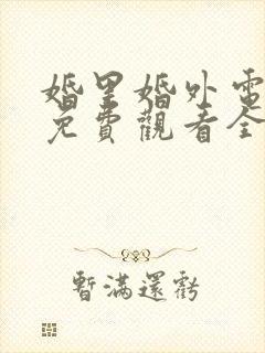 婚里婚外电视剧免费观看全集