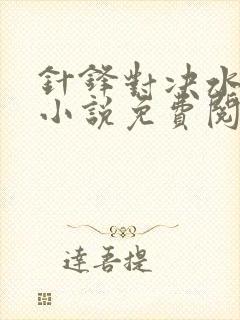 针锋对决水千丞小说免费阅读无弹窗