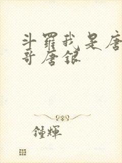 斗罗我是唐三他哥唐银