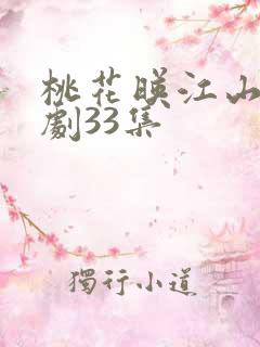 桃花映江山电视剧33集
