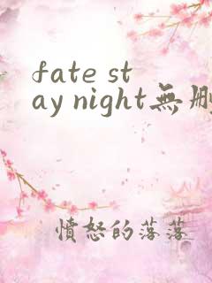 fate stay night无删减