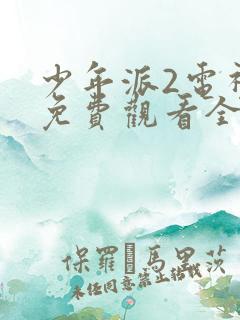 少年派2电视剧免费观看全集完整版