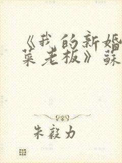 《我的新婚妻子菜老板》苏畅