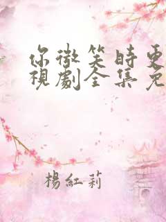 你微笑时更美电视剧全集免费观看