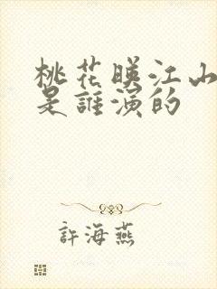 桃花映江山皇上是谁演的