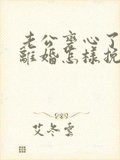 老公变心了非要离婚怎样挽留