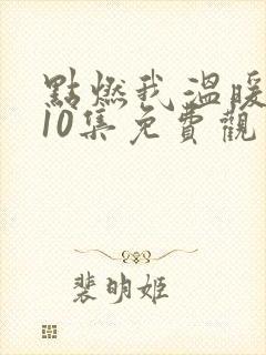 点燃我温暖你第10集免费观看