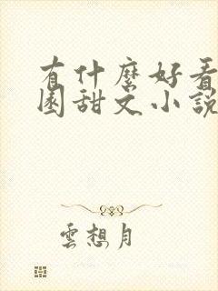 有什么好看的校园甜文小说推荐一下