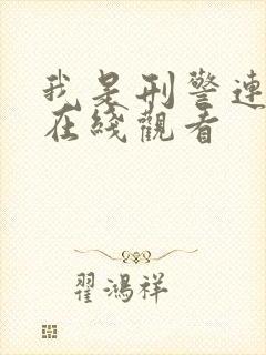 我是刑警连续剧在线观看