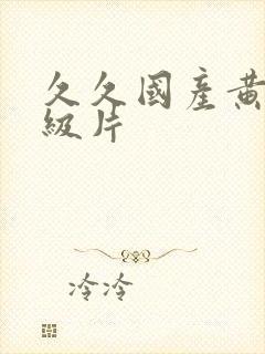 久久国产黄色一级片