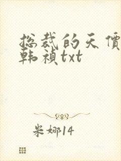 总裁的天价前妻韩祯txt