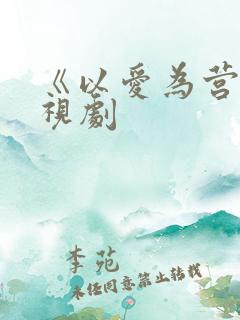 《以爱为营》电视剧