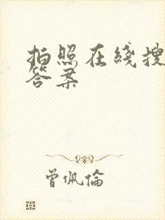 拍照在线搜题找答案