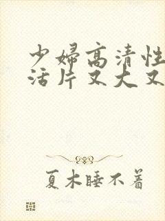 少妇高清性色生活片又大又长