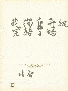 我独自升级动漫完结了吗