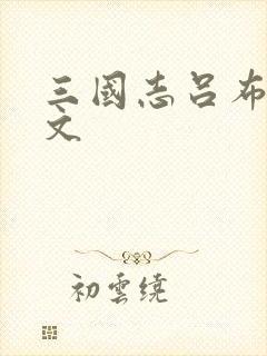 三国志吕布传符文