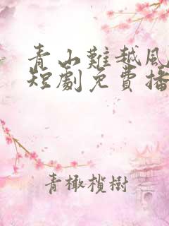 青山难越风掠去短剧免费播放