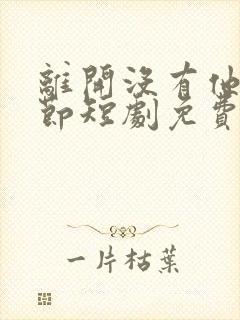 离开没有他的季节短剧免费观看