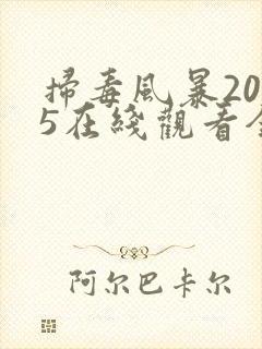 扫毒风暴2025在线观看全集电视剧免费