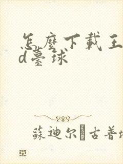 怎么下载王者3d台球