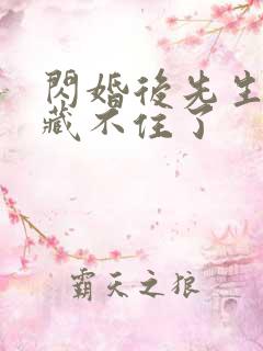 闪婚后先生马甲藏不住了