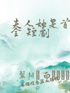 夫人她是首富千金 短剧