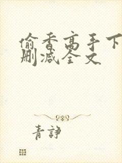 偷香高手下载无删减全文