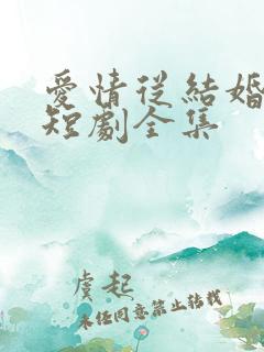 爱情从结婚开始短剧全集