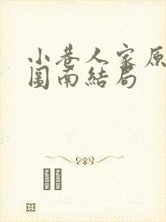 小巷人家原著庄图南结局