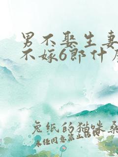 男不娶生妻,女不嫁6郎什么意思