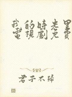 我的时光里有你电视剧免费观看