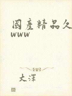 国产精品久久久www