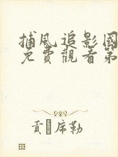 捕风追影国语版免费观看第一季