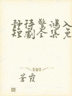 静待惊鸿入瓮慌短剧全集免费观看