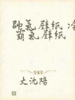 帅气壁纸 冷酷 霸气壁纸