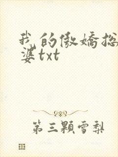 我的傲娇总裁老婆txt