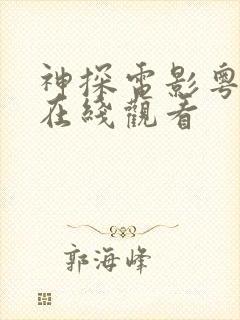 神探电影粤语版在线观看