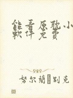 能看原耽小说的软件免费