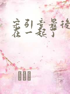 宋引章最后和谁在一起了