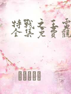 特战之王电视剧全集免费观看