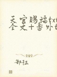 天官赐福txt全文+番外txt下载