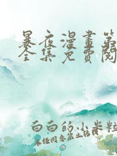 暴夜漫画第一季全集免费阅读