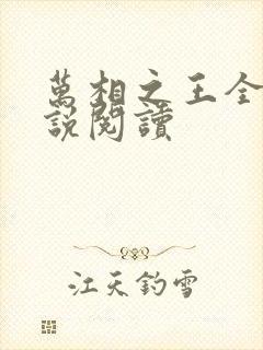 万相之王全本小说阅读