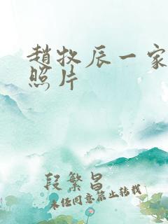 赵牧辰一家三口照片