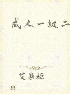 成人一级二级片